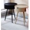 Table d' appoint  stylé  rond trepieds  noir