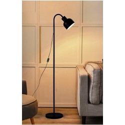 E07.24 Lampadaire  stylé  flexible en  metal 120 CM