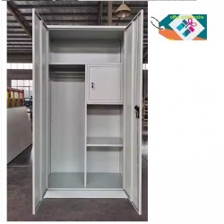 OP ARMOIRE METALLIQUE AVEC COFFRE ARMOIRE 2 PORTES 185X90