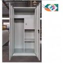 OP ARMOIRE METALLIQUE AVEC COFFRE ARMOIRE 2 PORTES 185X90