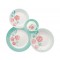 SET SERVICE DE TABLE 20 PCS    FLORAL PASTEL  DONNA BLOMM