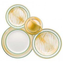 SET SERVICE  DE TABLE 20 PCS  DONNA JARDIM PALMEIRA