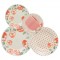 SET SERVICE  DE TABLE  20 PCS   A POIS PECHE  DONNA HOLAMBRA